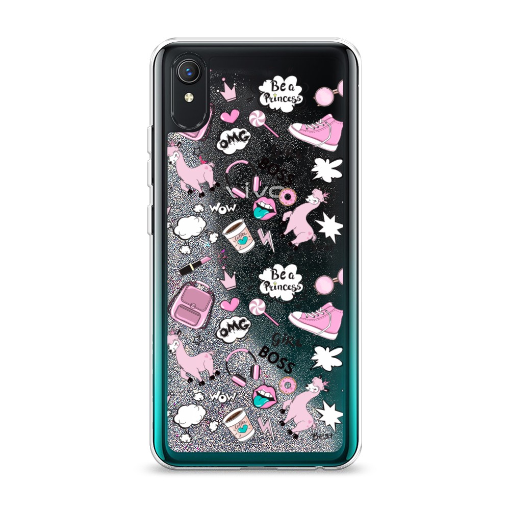 

Чехол Awog на Vivo Y91c/Y1s "Стильная лама", Разноцветный, 263291-1