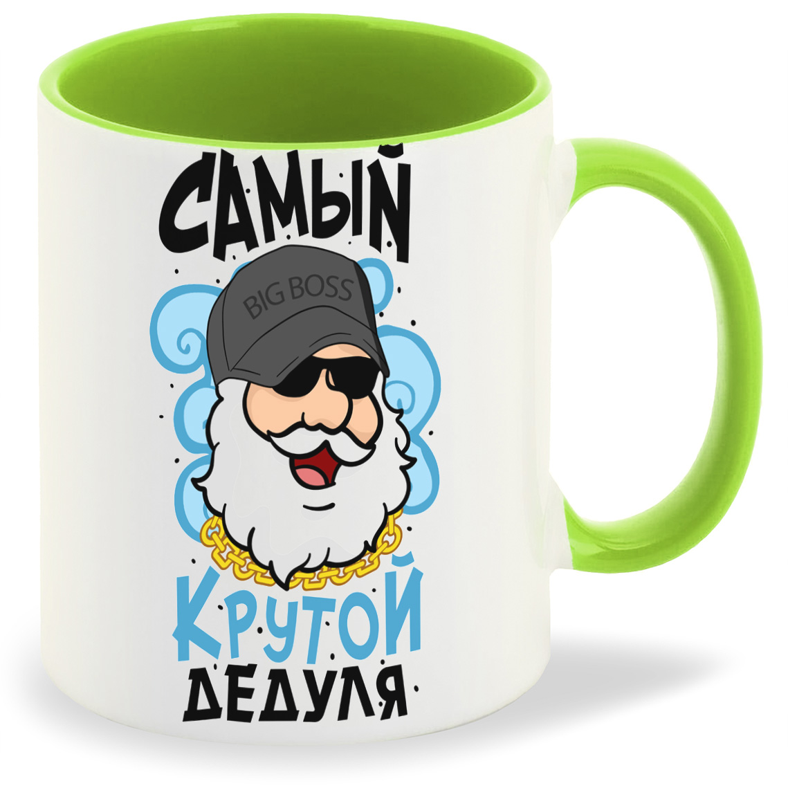 

Кружка CoolPodarok Семья. Самый крутой дедуля, Семья. Самый крутой дедуля