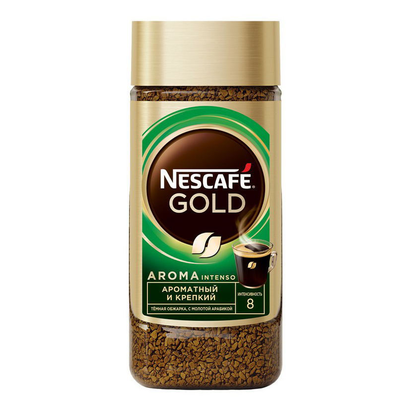 

Кофе Nescafe Gold Aroma Intenso молотый в растворимом 85 г