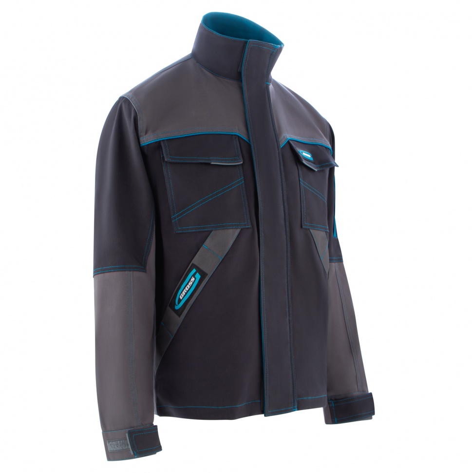 Куртка рабочая унисекс GROSS 90363 синяя L 50-52