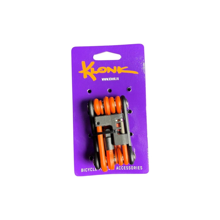 Набор ключей складной KLONK PROTECT 11 в 1 мультитул 2/2.5/3/4/5/6/8 мм с выжимкой/10522