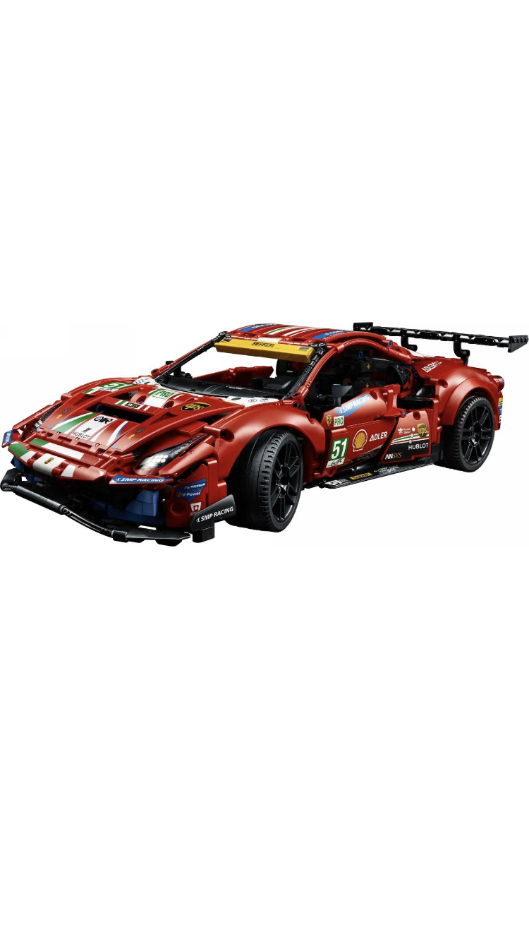 

Конструктор TECHNIC Спорткар Феррари, Ferrari 488 GTE, 1677 дет, 20231