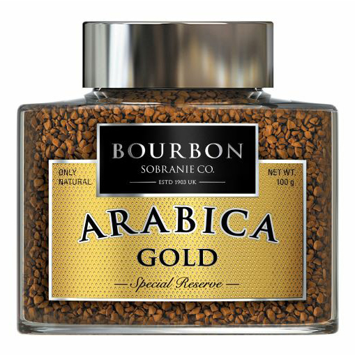 Кофе Bourbon Arabica Gold растворимый 100 г