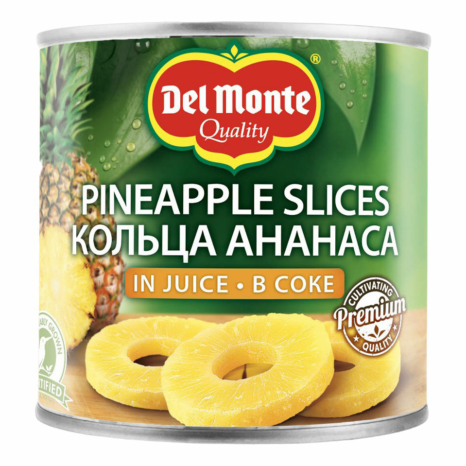 

Ананасы Del Monte кольца в соке 435 г