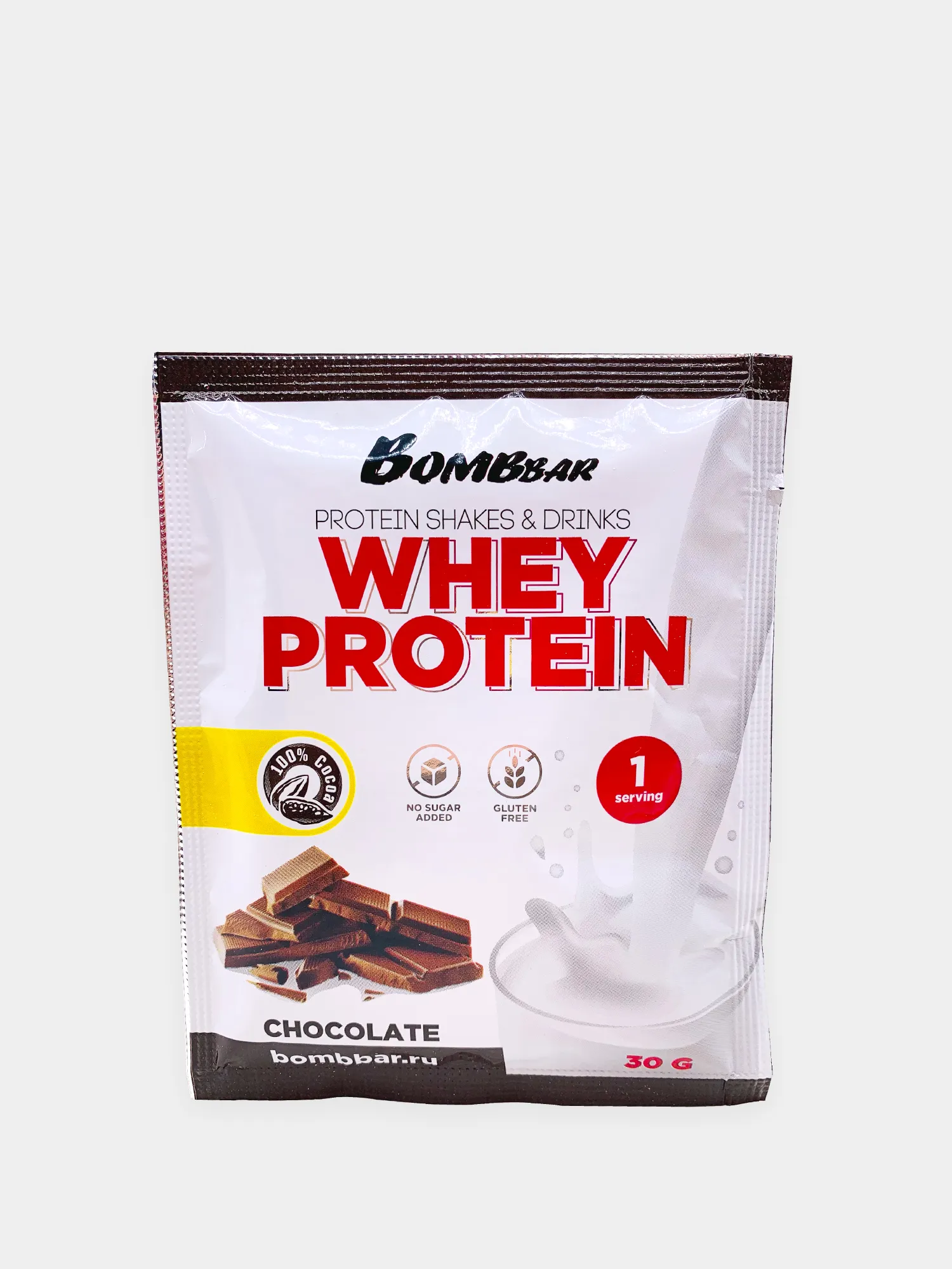 

BOMBBAR BOMBBAR Whey Protein shakes & drinks 30 г, 1 шт, вкус: шоколад