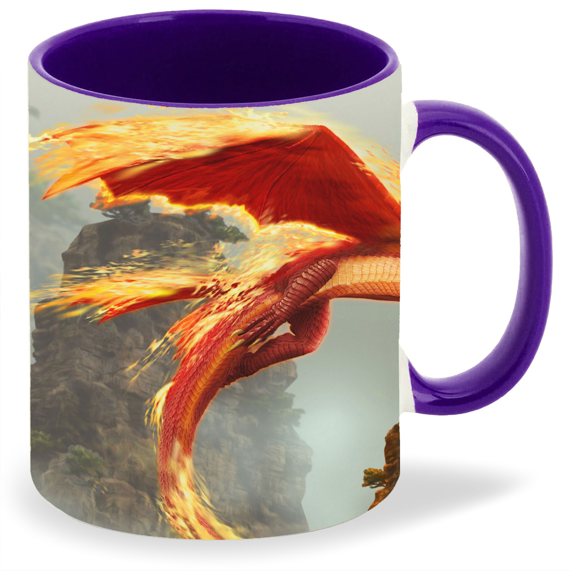 

Кружка CoolPodarok dragon blade wrath of fire Огненый Дракон Скала, dragon blade wrath of fire Огненый Дракон Скала