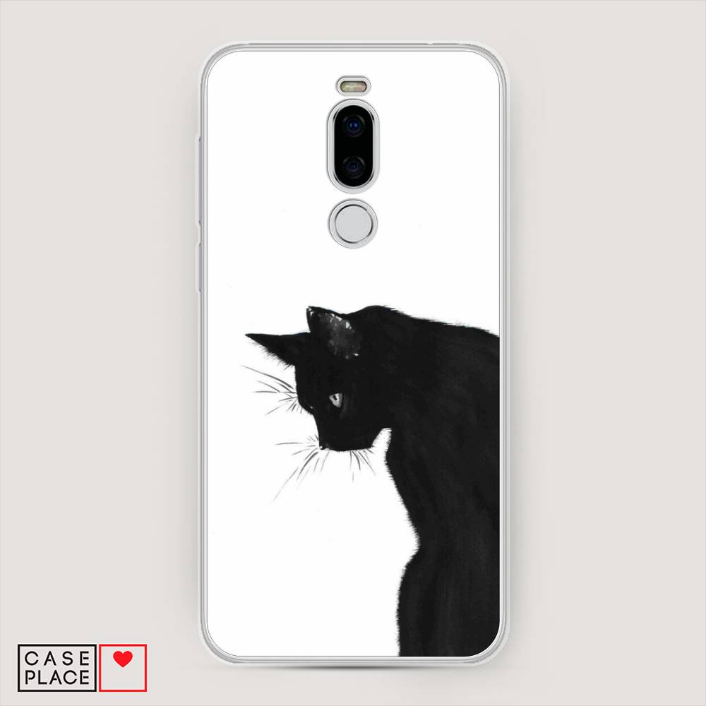 

Чехол Awog на Meizu X8 "Black cat", Черный;белый, 72950-1