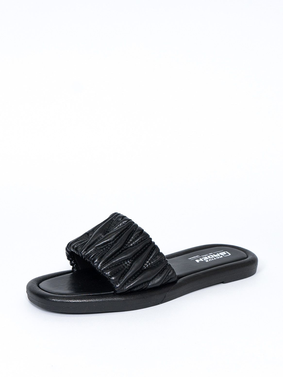 

Сабо женские Baden ST009-010 черные 37 RU, Черный, ST009-010