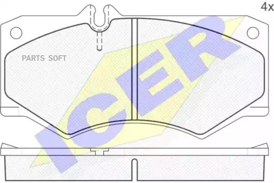 

Колодки Передние Mb W460/463 Vw Lt Icer 140405 Icer арт. 140405