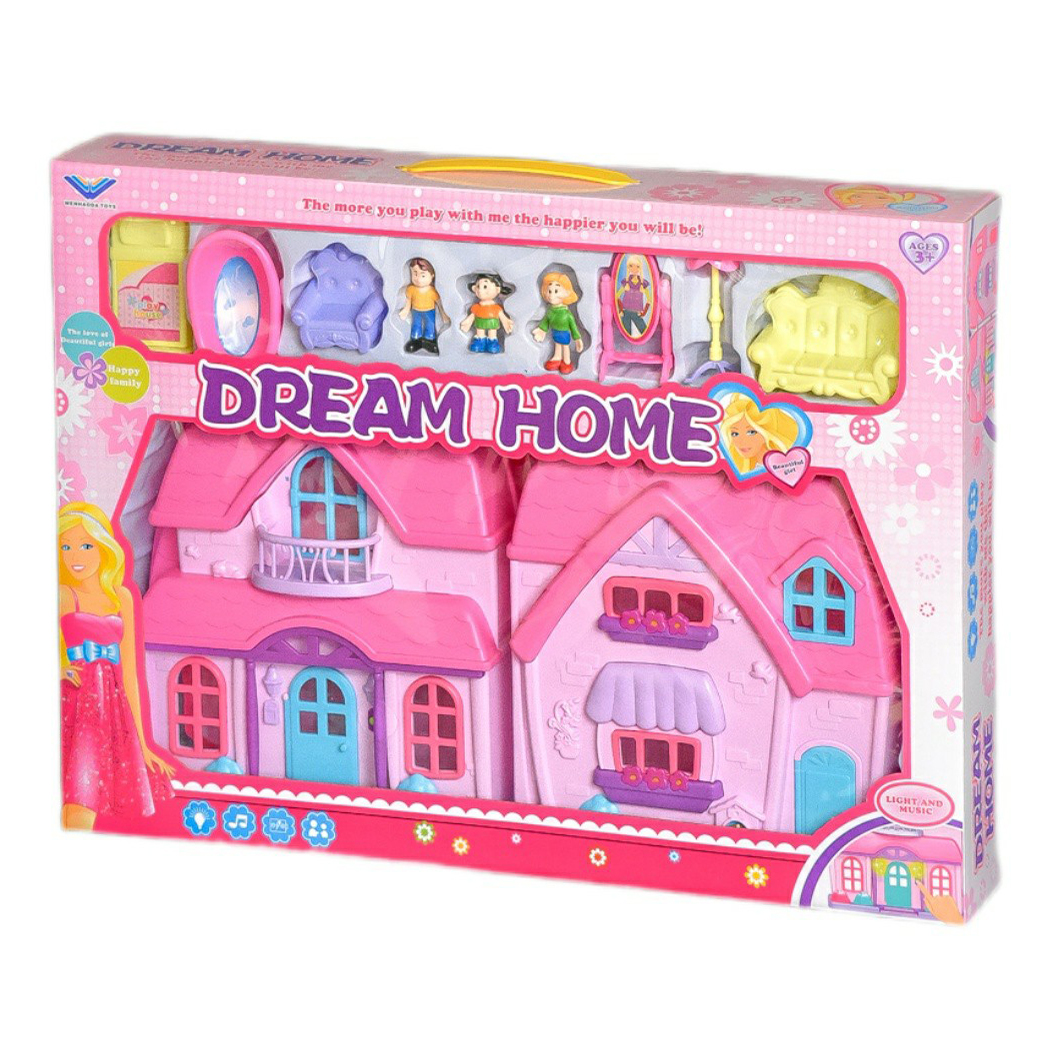 фото Кукольный домик toys neo, вилла dream home, 13х23х28 см