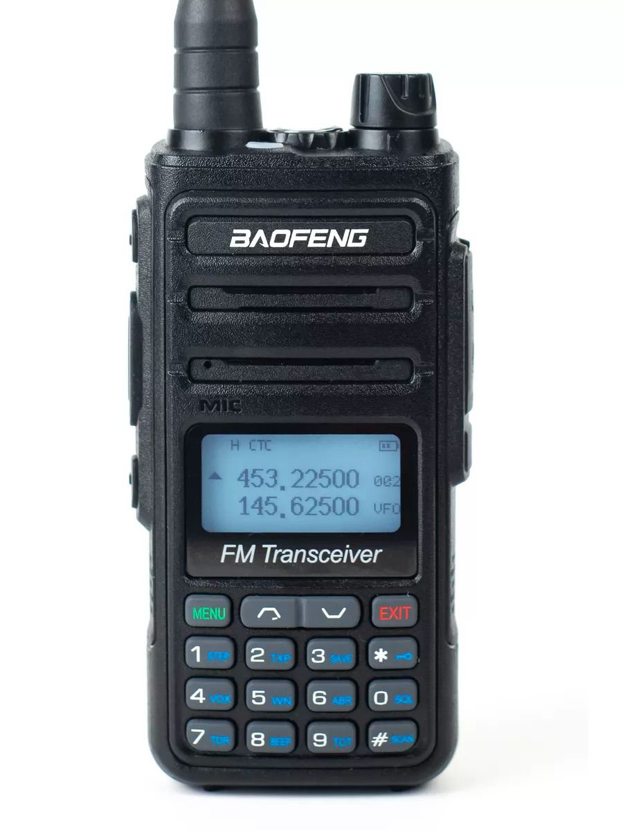 Рация Baofeng UV-K5M портативная радиостанция двухдиапазонная FM IP56