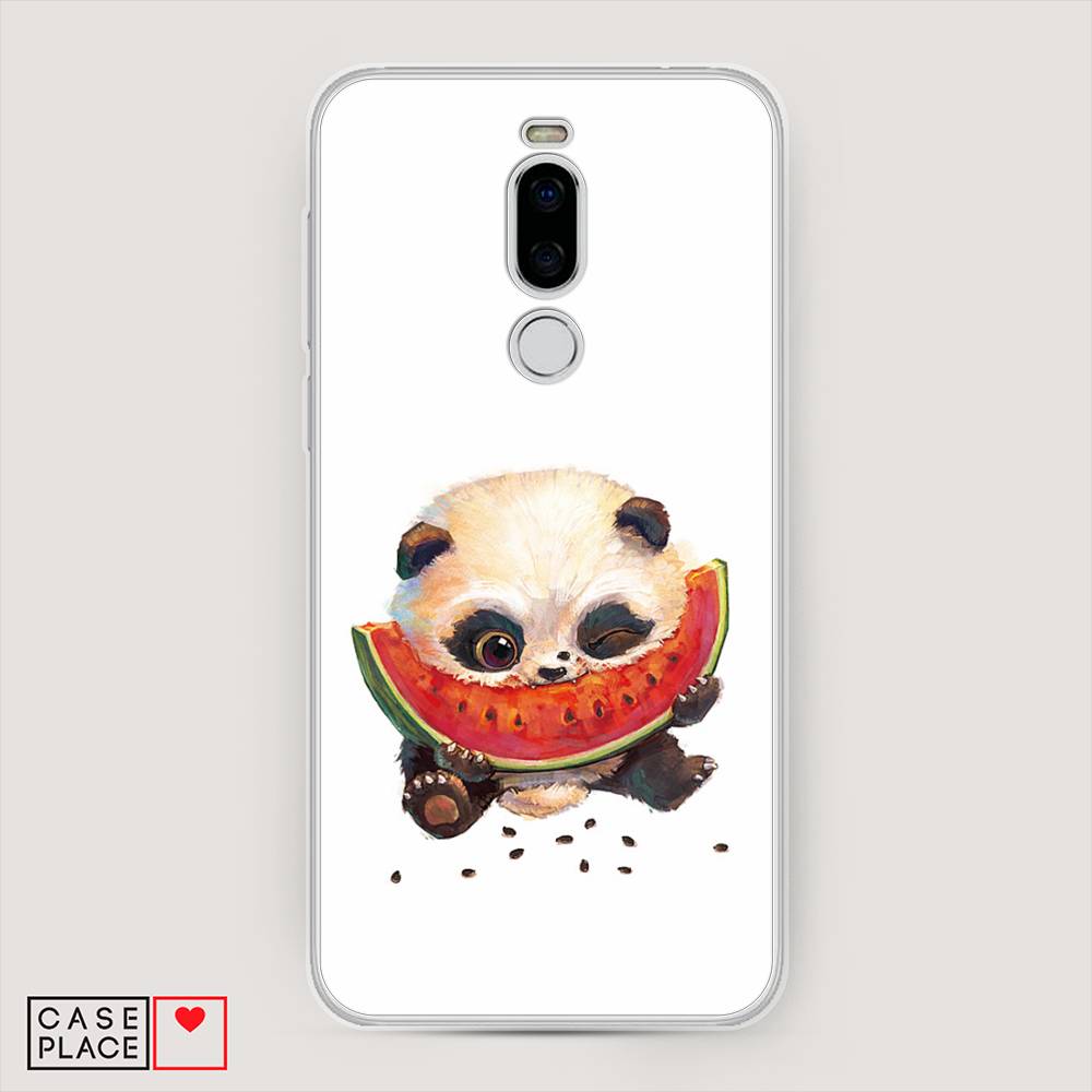 

Чехол Awog на Meizu X8 "Малыш панды с арбузом", Белый;красный, 72950-1