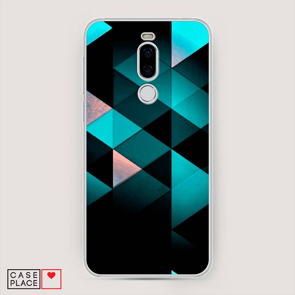 

Чехол Awog на Meizu X8 "Геометрия 16", Голубой;черный, 72950-3