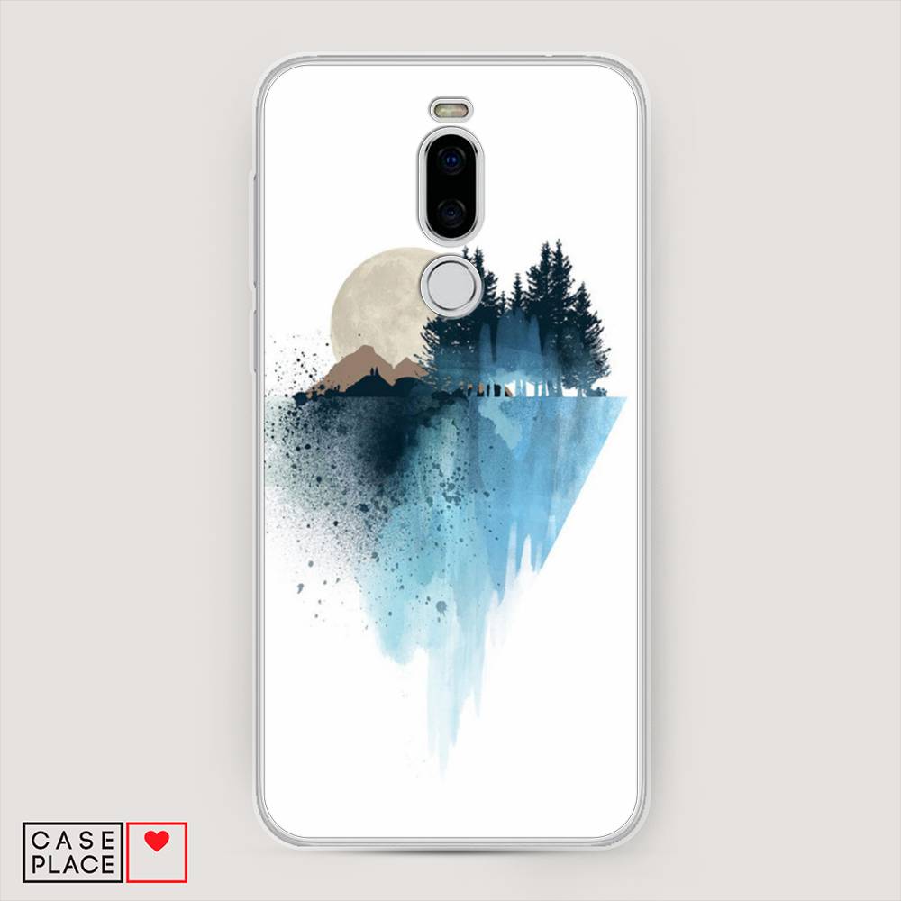 

Чехол Awog на Meizu X8 "Горы 5", Голубой, 72950-4