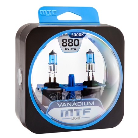 

Лампы Галогенные Mtf Vanadium H27(880) 27w MTF Light арт. HVN1280