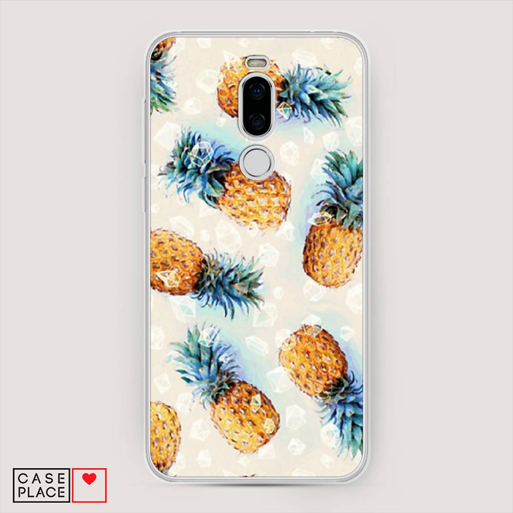 

Чехол Awog на Meizu X8 "Ананасы", Бежевый, 72950-3