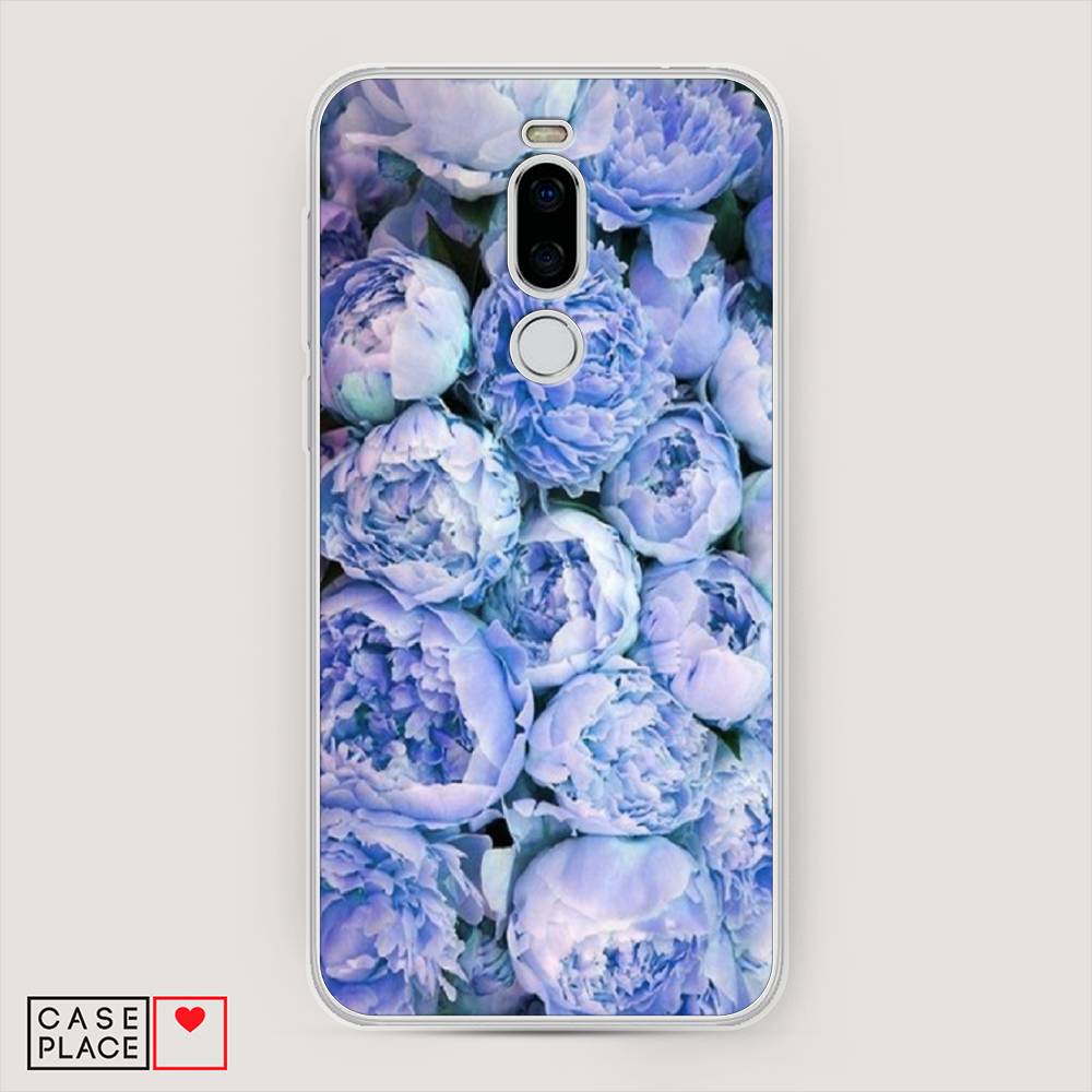 

Чехол Awog на Meizu X8 "Пионы голубые", Голубой, 72950-8