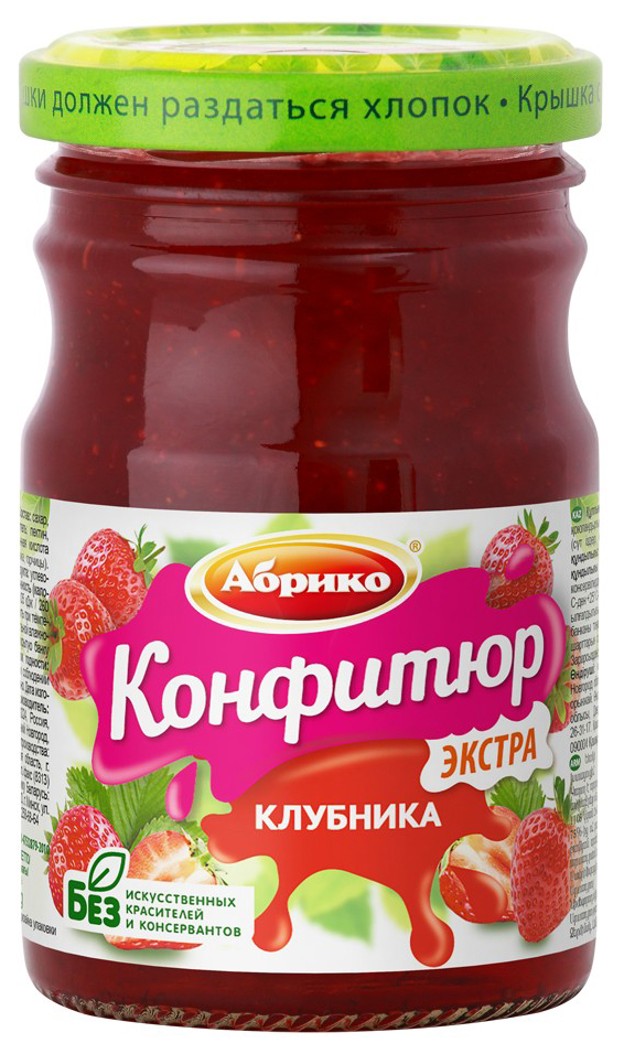 

Конфитюр Абрико Экстра клубничный 250 г