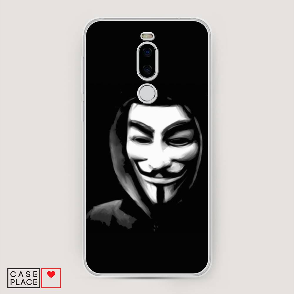

Чехол Awog на Meizu X8 "Анонимус", Черный;серый;белый, 72950-5