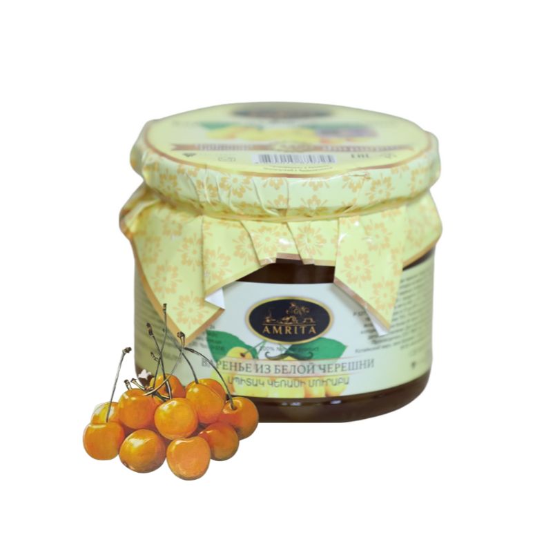 

Варенье Amrita из белой черешни 440 г