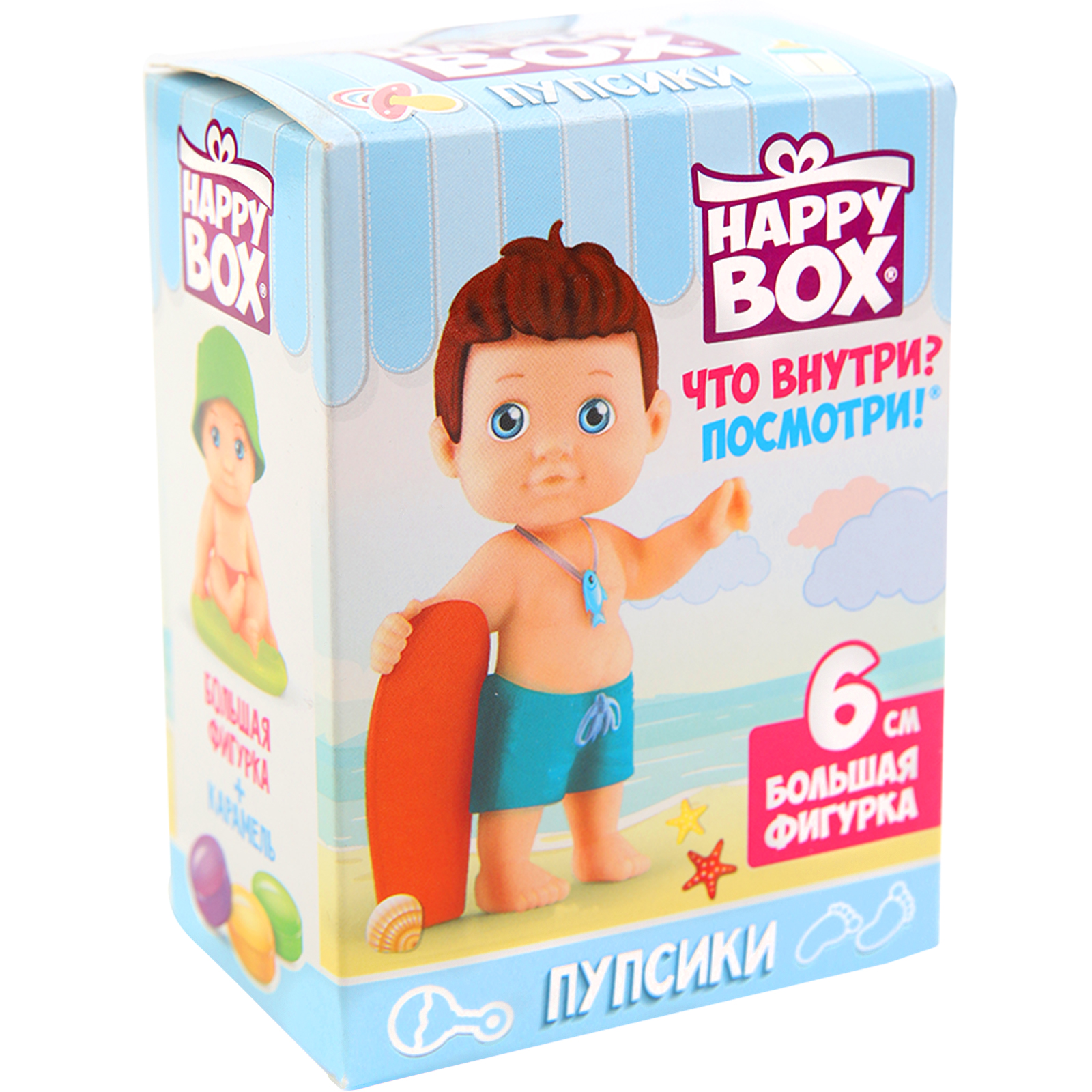 

Леденцовая карамель Happy Box Пупсики с игрушкой 18 г
