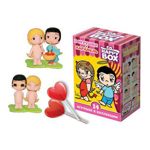 

Карамель Happy Box Love is на палочке с игрушкой 30 г