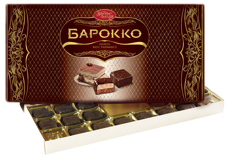 

Конфеты Красный Октябрь Барокко тирамису 300 г