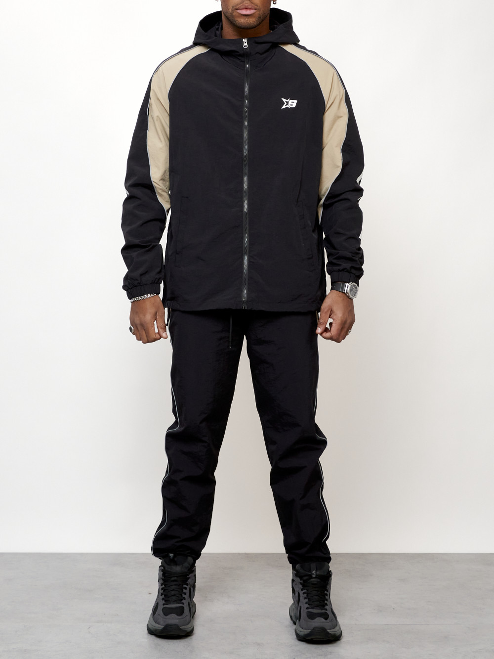 

Костюм мужской AD15006 черный 3XL, AD15006