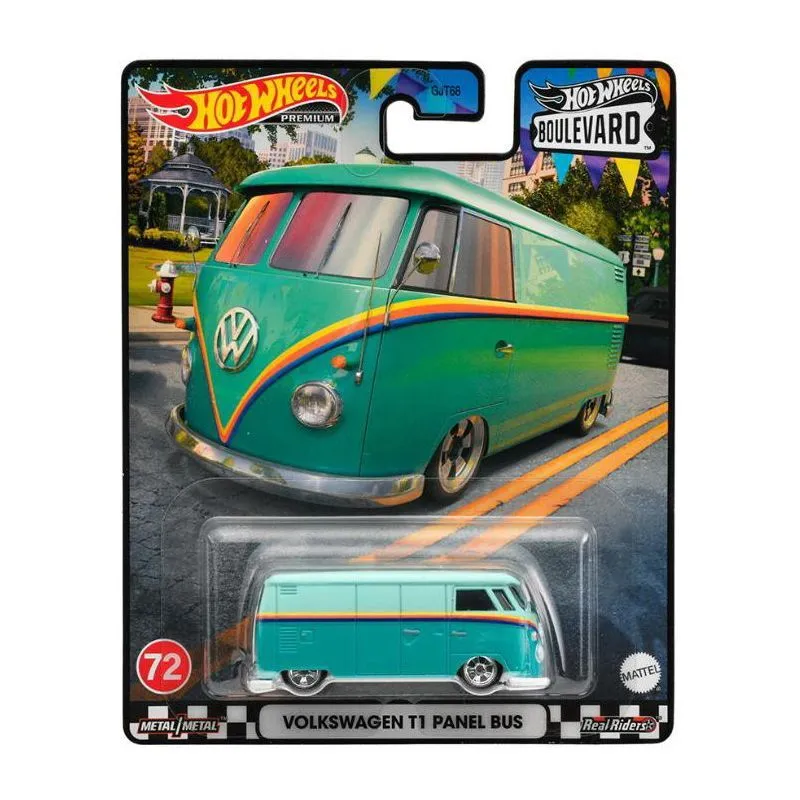 Игрушечная машинка Hot Wheels премиальная VOLKSWAGEN T1 PANEL BUS GJT68-72-HKF18 layar 10 4 inci panel lcd tft lq104v1dg21 lq104v1dg11 pengontrol papan uji vga lcd tajam