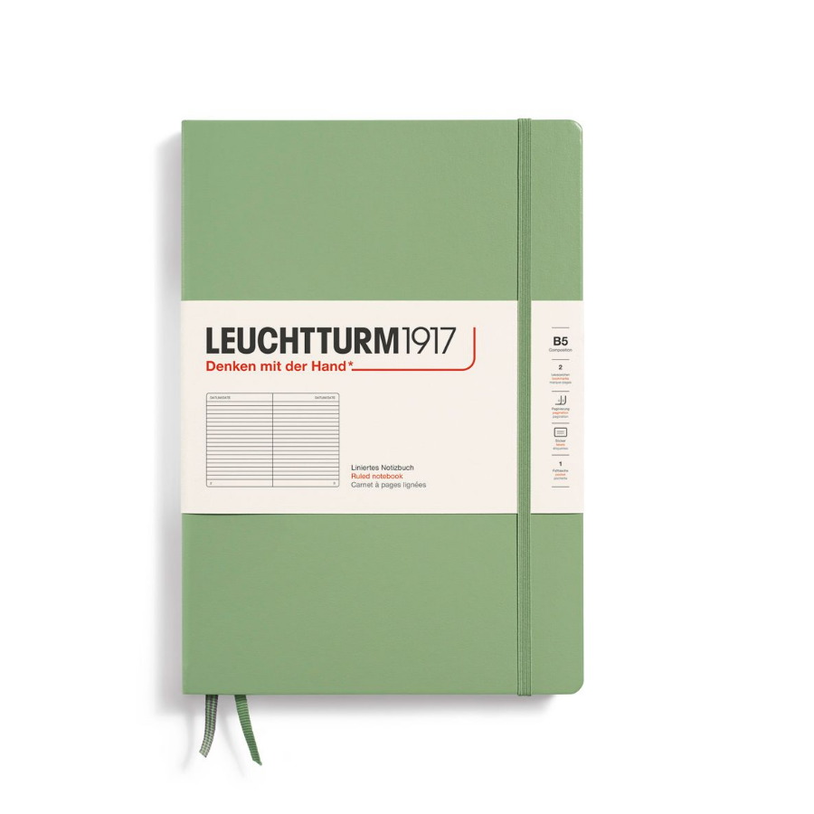 

Блокнот Leuchtturm1917 Classic Composition 366173 109л, в линейку, B5, твердая обложка