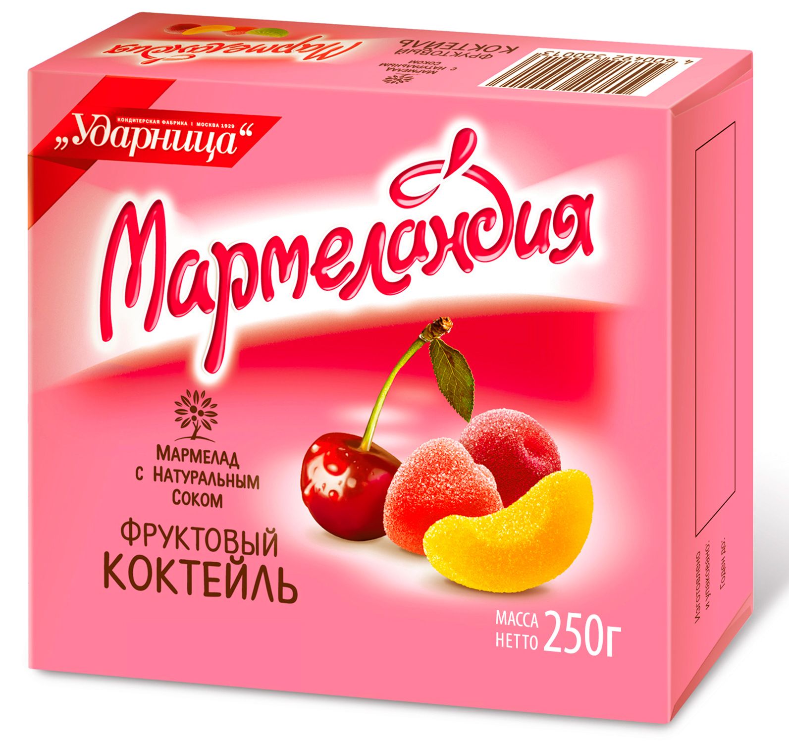 

Мармелад Фруктовый коктейль "Мармеландия", 250г