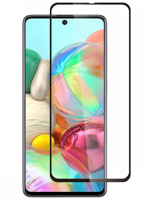 

Защитное стекло Luazon для Samsung Galaxy A71 9D Full Glue 0.33mm 5084164, Samsung Galaxy A71
