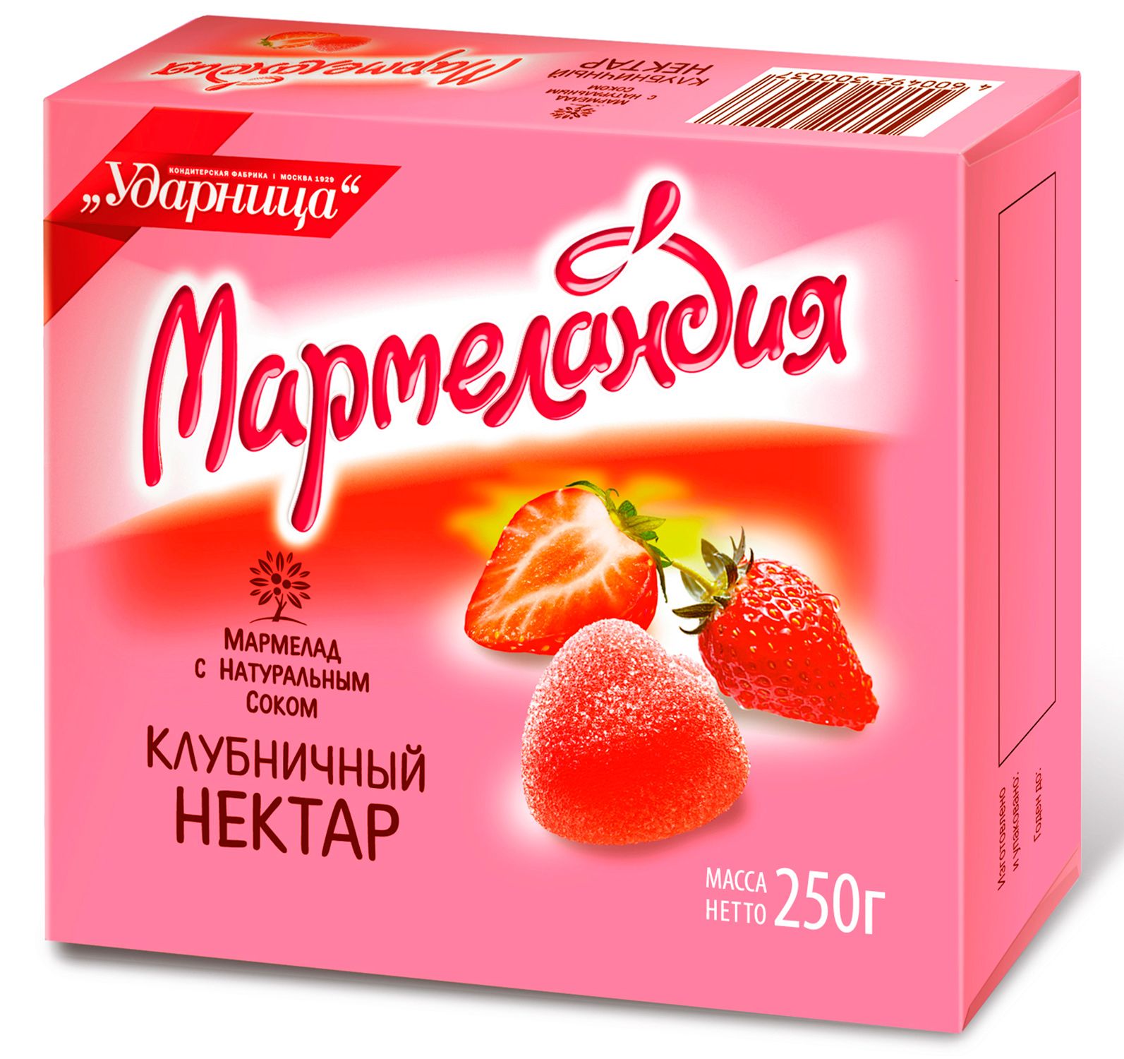 

Мармелад Клубничный Нектар "Мармеландия", 250г