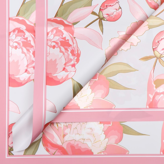 

Пленка для цветов матовая, "Флер", 55х55 см, розовый (20 шт.)