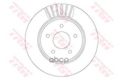 

TRW DF6789 Диск тормозной | зад |