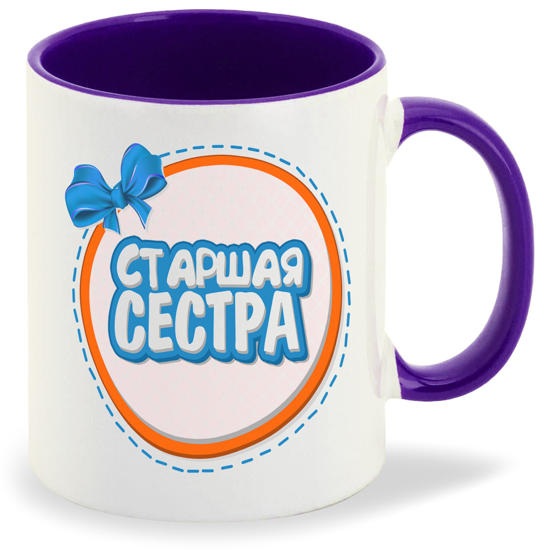 

Кружка CoolPodarok Семья Старшая сестра, Семья Старшая сестра