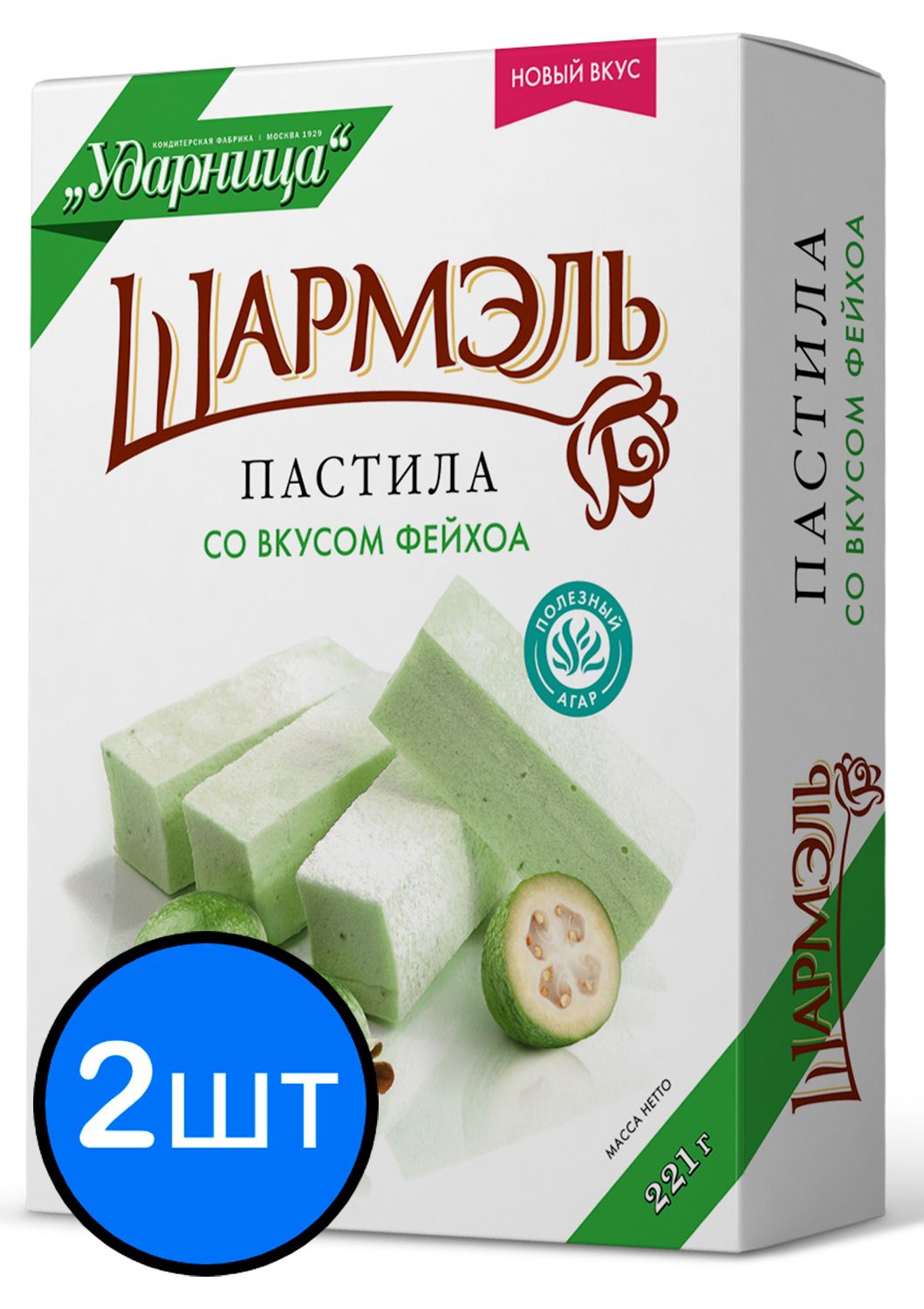 

Пастила фейхоа "Шармэль", 221г х 2шт