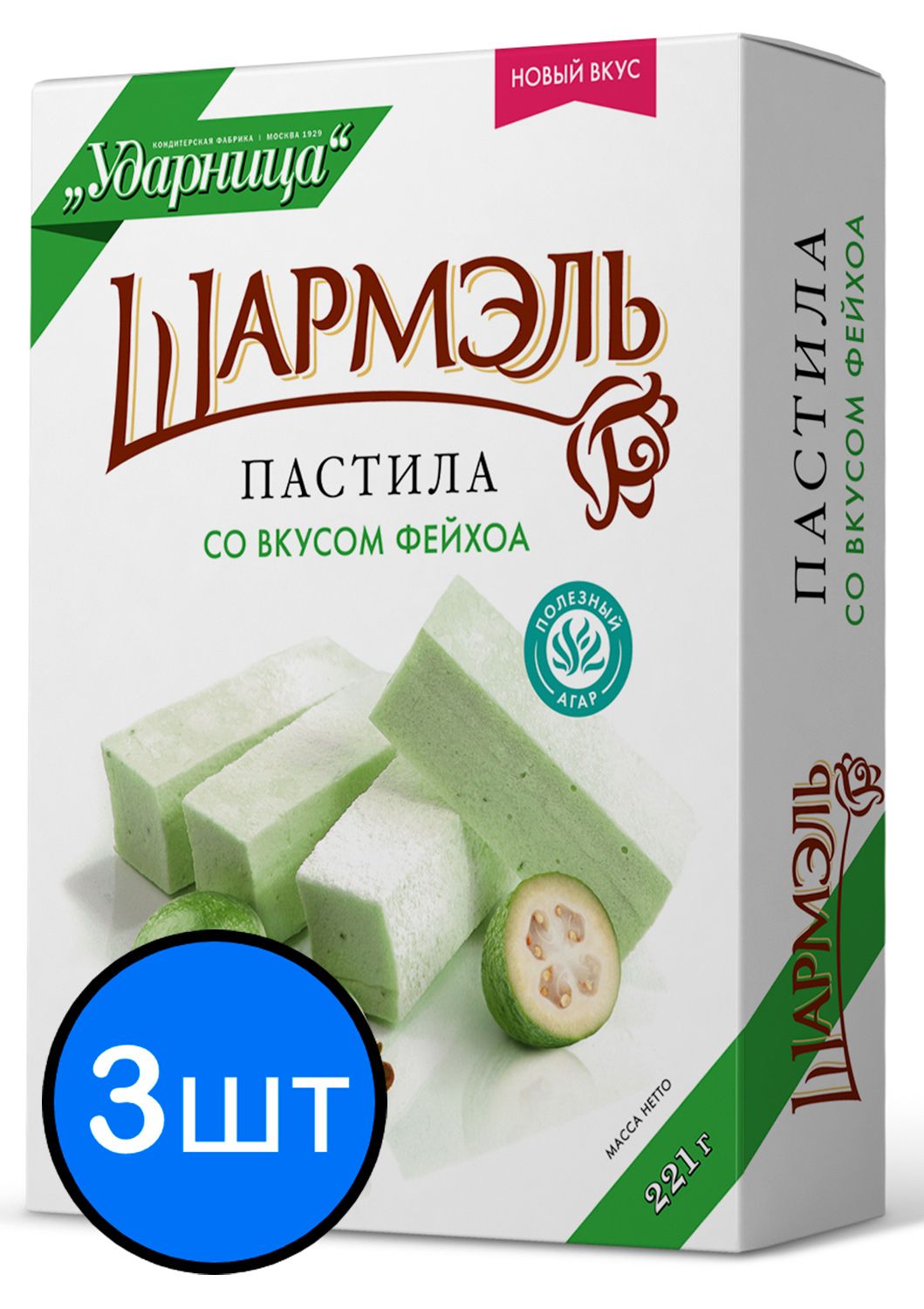 

Пастила фейхоа "Шармэль", 221г х 3шт