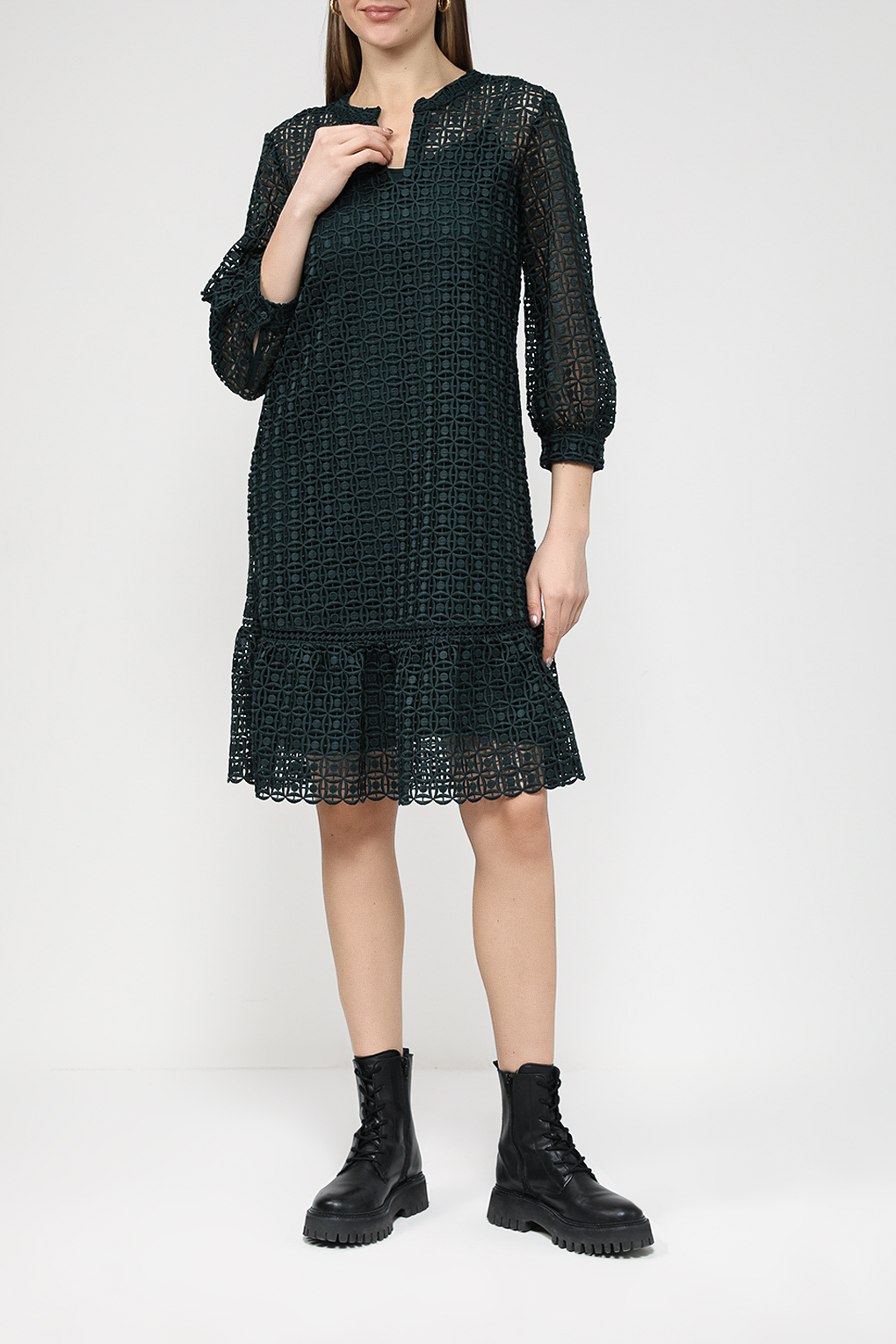 

Платье женское Gerry Weber 280030-31237 хаки 36, 280030-31237