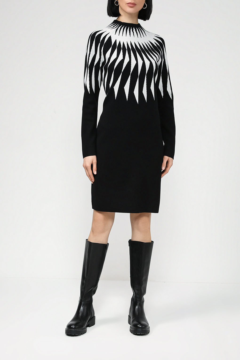 

Платье женское Gerry Weber 285153-44713 серое 42, Серый, 285153-44713