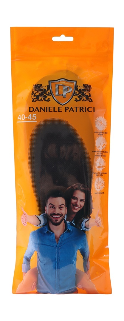 Стельки унисекс Daniele Patrici 229817 черные one size