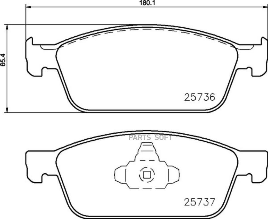 

Тормозные колодки NISSHINBO передние дисковые Strong Ceramic NP5074SC