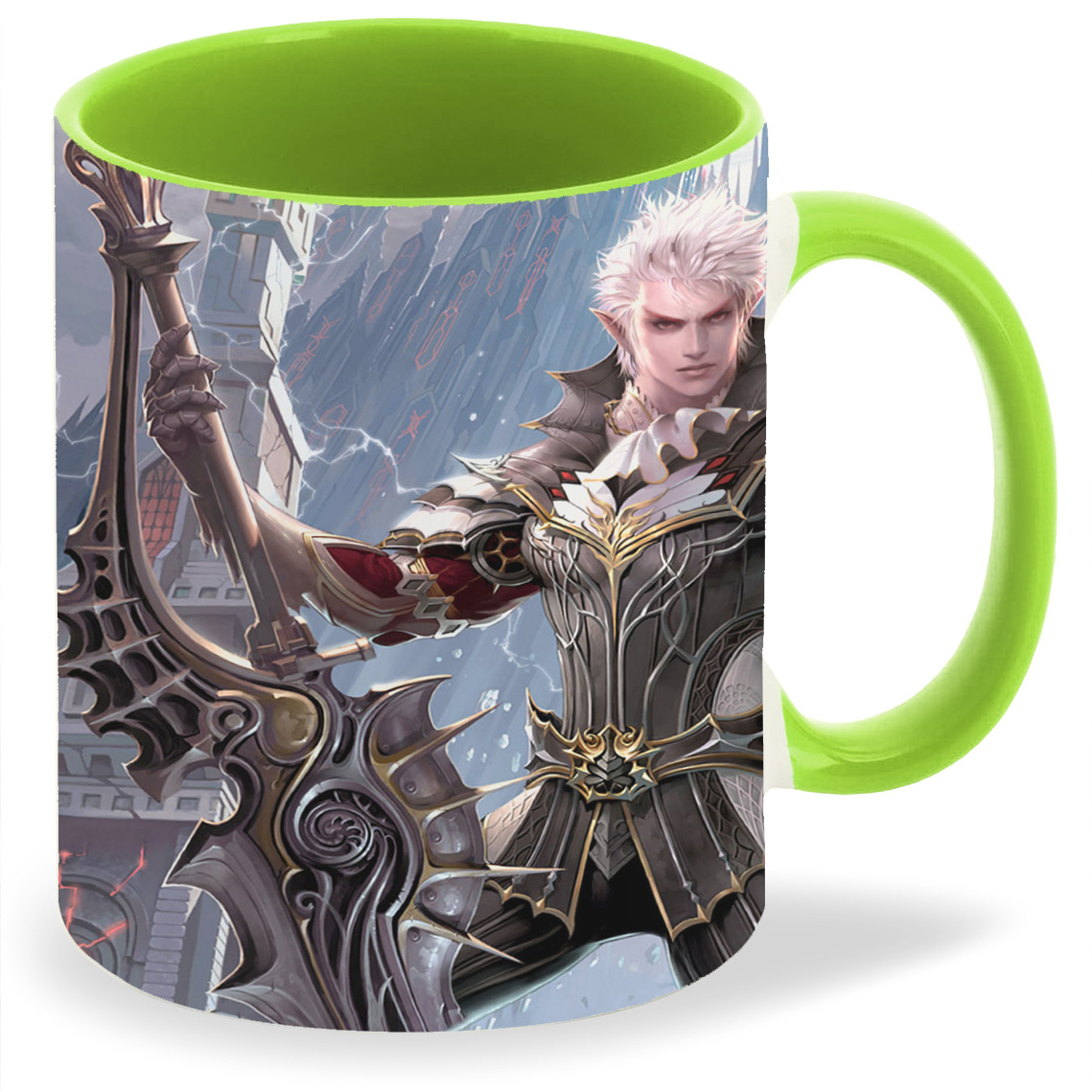 

Кружка CoolPodarok lineage 2 kamael Берсерк и арбатетчица Камаэли, lineage 2 kamael Берсерк и арбатетчица Камаэли