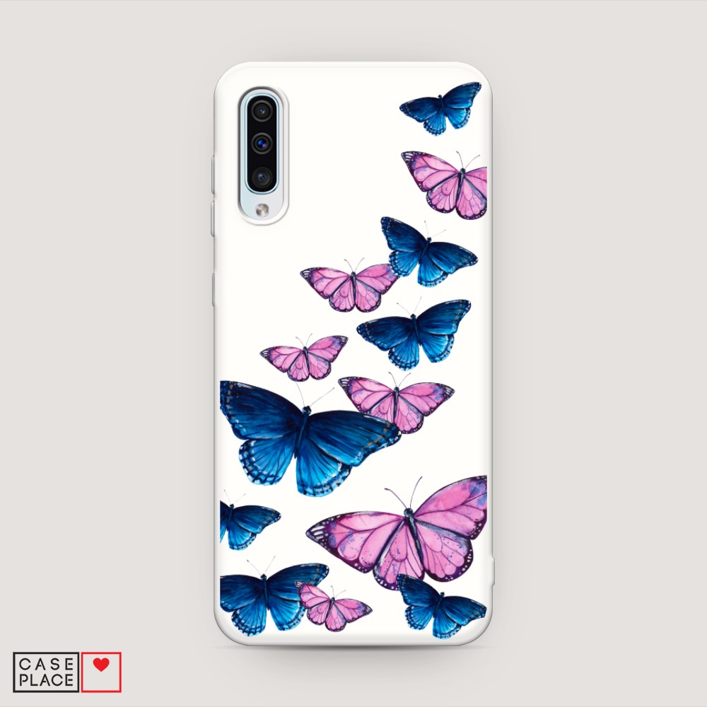 

Матовый силиконовый чехол "Полет бабочек" на Samsung Galaxy A30s
