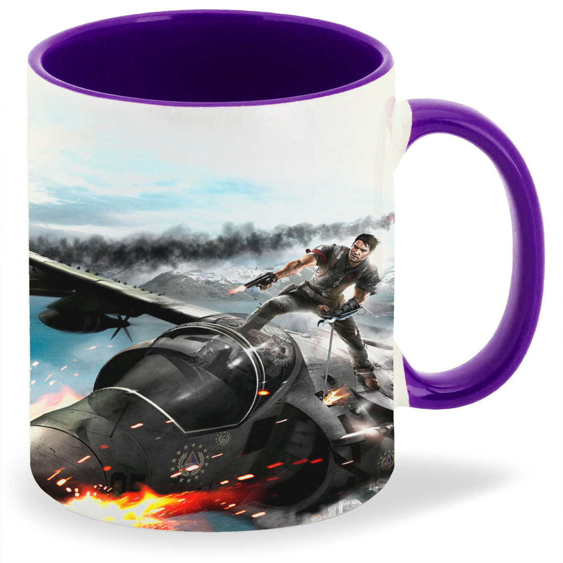 

Кружка CoolPodarok just cause 2 На крыше самолёта, just cause 2 На крыше самолёта