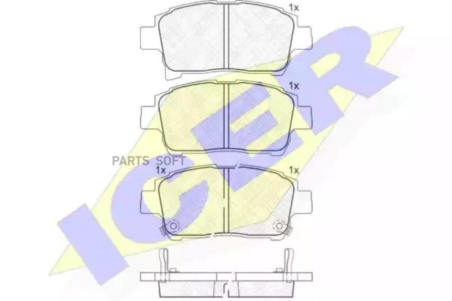 

Колодки Передние Toyota Yaris I Icer 181583 Icer арт. 181583