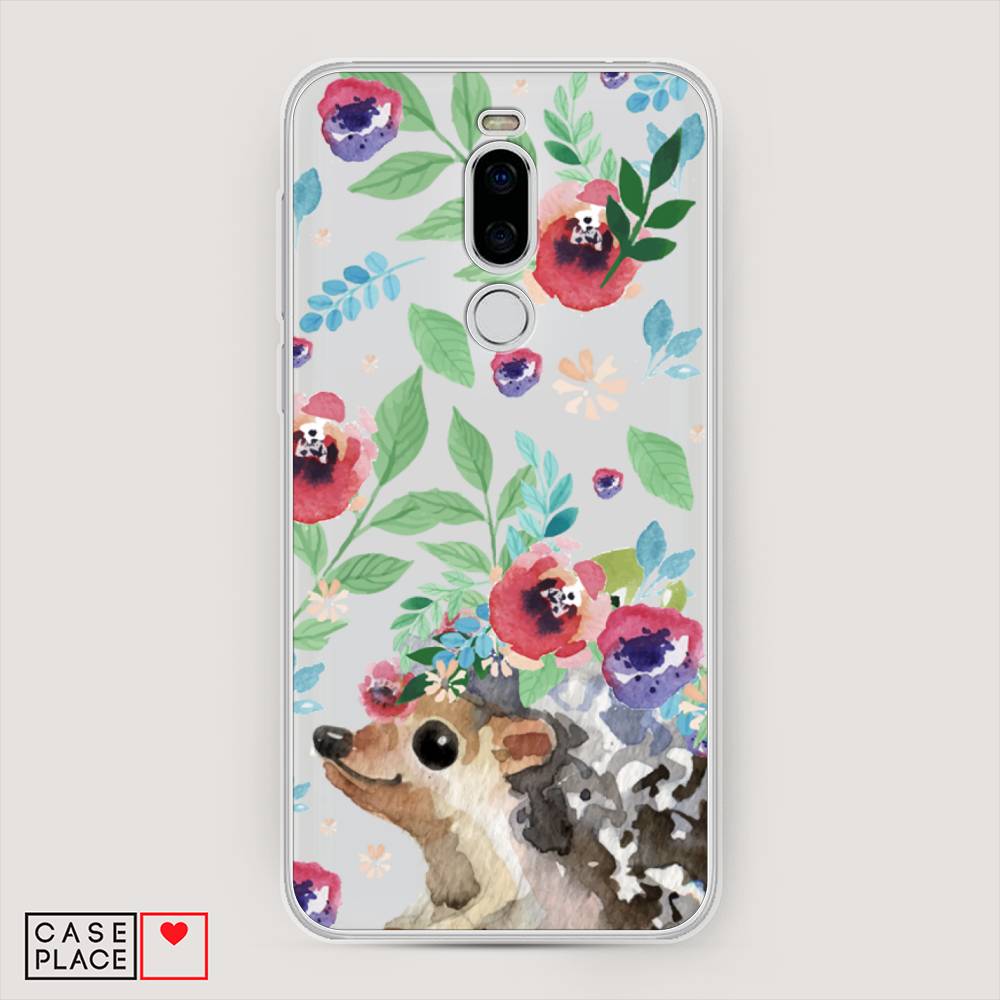 

Чехол Awog на Meizu X8 "Ежик в цветах акварель", Розовый;зеленый;коричневый, 72950-2