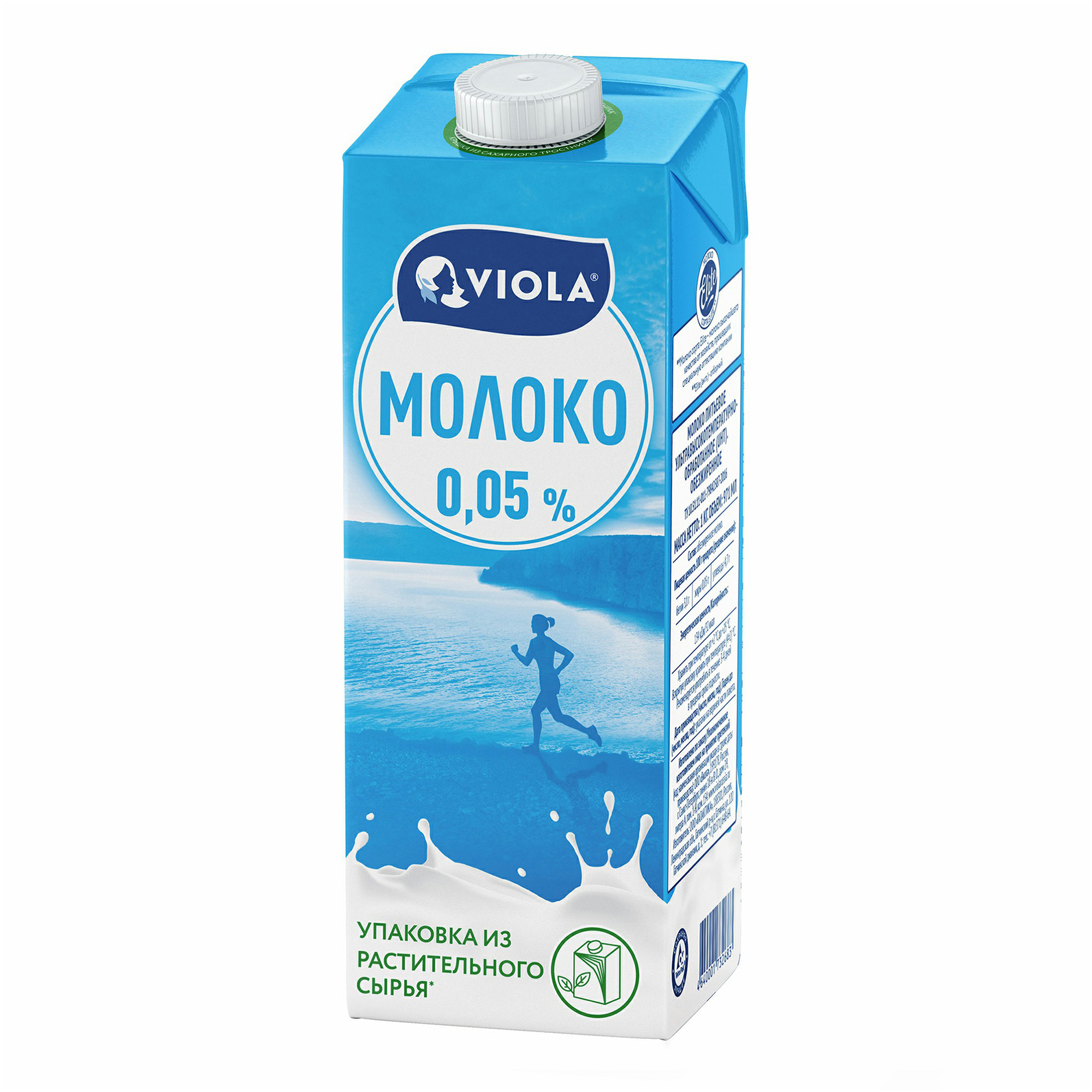 

Молоко 0,05% ультрапастеризованное 1 л Viola БЗМЖ
