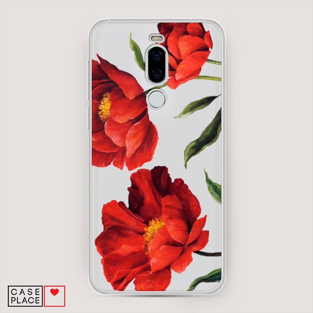 

Чехол Awog на Meizu X8 "Красные маки", Красный, 72950-8