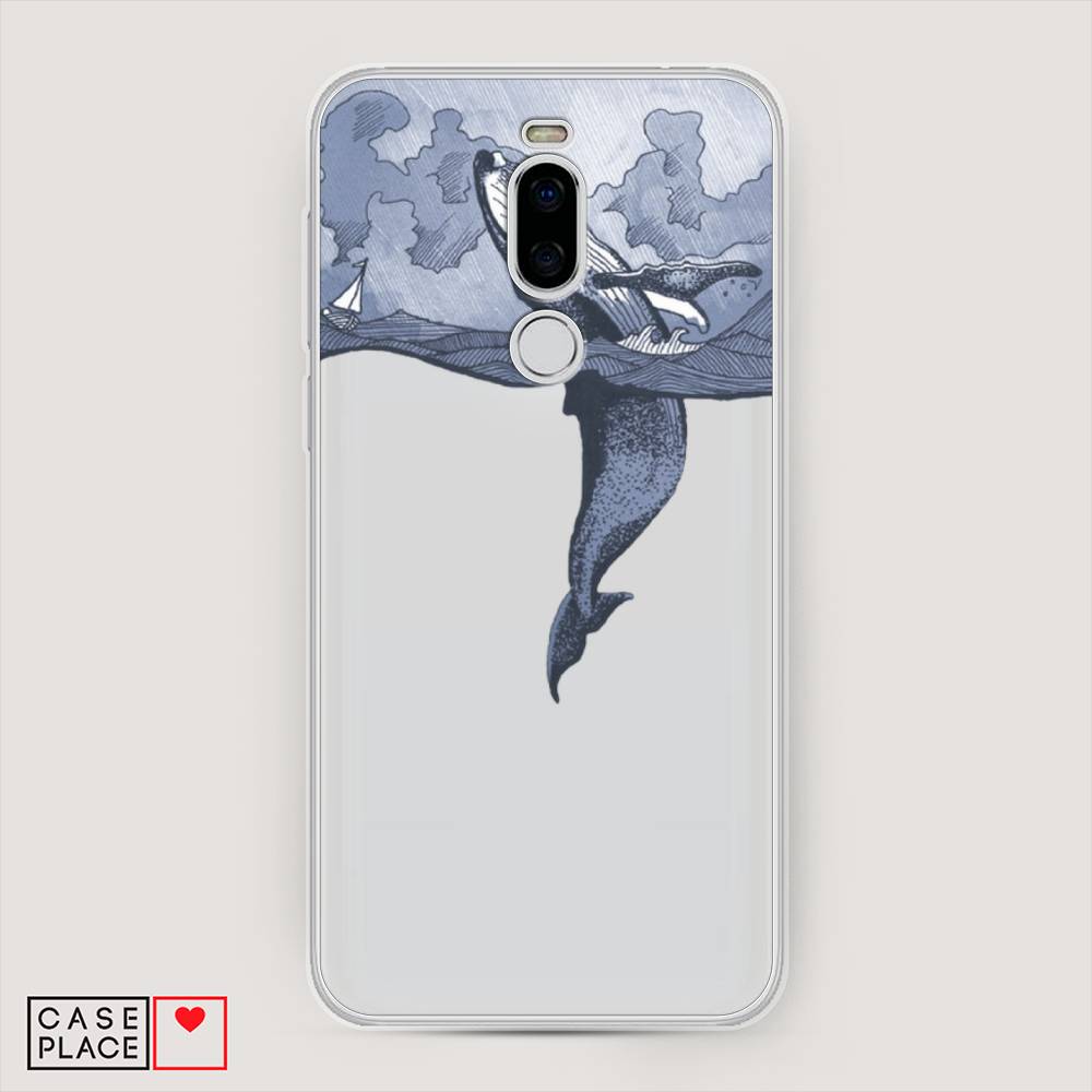 

Чехол Awog на Meizu X8 "Два измерения", Голубой;черный;прозрачный, 72950-7